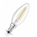 Neolux LED Filament Kerze E14 Leuchtmittel 2W=25W Lampe Warmweiß klar