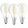 3x Osram LED Base Classic Filament Lampe E14 Leuchtmittel 4W=40W Kaltweiß klar