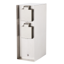 4 fach Gartensteckdose Energiestation-Säule IP44...