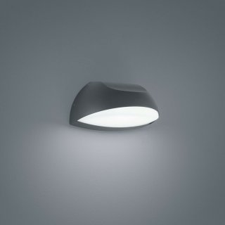 Helestra A18602.93 BELT LED Auße-Wandleuchte 12W Lampe Alu Graphit Satiniert