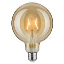 Paulmann 284.01 LED Filament Vintage Globe125 Retro Edison 2,5W E27 Gold 1700K