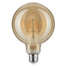 Paulmann 284.01 LED Filament Vintage Globe125 Retro Edison 2,5W E27 Gold 1700K