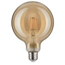 Paulmann 284.02 LED Globe 125 Filament Vintage Retro Edison 5 W E27 Gold 1700K