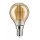 Paulmann 285.25 LED Tropfen Filament Vintage Retro Edison 2W E14 Gold 1700K 1879