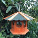 DARLUX Vogel Futter Haus Futterstelle Sechseck...