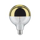 Paulmann 286.78 LED Leuchtmittel Globe 125 Kopfspiegel Gold 6,5W Lampe E27