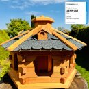 DARLUX Vogel Futter Haus XL Futterstelle Sechseck Holz...