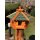DARLUX Vogelfutterhaus M I Futterstelle I Sechseck Vogelhaus I aus Holz I Braun/ Grün I Garten I Vogelfutterhaus I Wetterfest