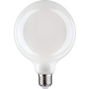 Paulmann 286.26 LED Globe125 Leuchtmittel Opal E27 6W Lampe E27 Warmweiß dimmbar