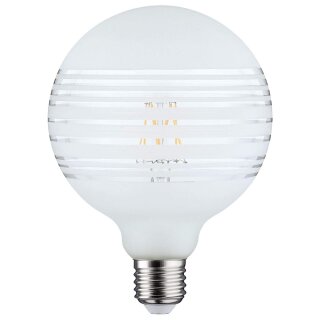 Paulmann 287.44 LED Globe125 Ringspiegel Leuchtmittel E27 Lampe 4,5W Weiß Dimmbar 470lm 2600K
