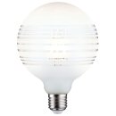 Paulmann 287.44 LED Globe125 Ringspiegel Leuchtmittel E27 Lampe 4,5W Weiß Dimmbar 470lm 2600K