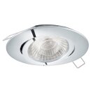 Eglo 95355 LED Tedo Einbaustrahler 1x5 W Chrom...