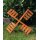 2x DARLUX Ersatz Flügel M für Garten-Windmühle Windmühlenflügel Holz Braun 51 cm
