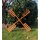 2 x DARLUX Ersatz Flügel XL für Garten-Windmühle Windmühlenflügel Holz Braun 90 cm