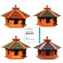 DARLUX Vogelfutterhaus M I Futterstelle I Sechseck...