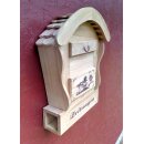 DARLUX Runddach Holz Briefkasten Postkasten mit...