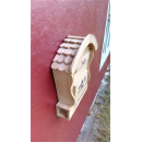 DARLUX Runddach Holz Briefkasten Postkasten mit...
