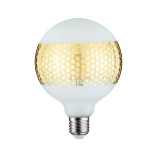 Paulmann 287.70 LED Globe125 Ringspiegel Gold Leuchtmittel E27 Lampe 4,5W Dimmbar 420lm Warmweiß