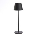 LED Akku Tischleuchte 2,2W CRI95 Schwarz für...