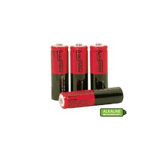 4er Set Luxform 9651 Batterien Micro AAA 1,5V LR3 Alkaline Rot Schwarz