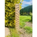DARLUX Wildbienen - Insektenhotel Nisthilfe Hartholz Stamm Naturbelassen 600 mm