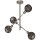 Briloner 2815-042 Deckenlampe max. 4x5,5 W E14 Nickel matt Dunkelbraun Papier