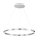 Wofi 11276 Fourlights LED Deckenleuchte 28W Lampe Weiß mit Fernbedienung Dimmbar