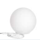 Wofi 8248.01.06.0250 Point LED Tischleuchte 1x E27 Kugellampe Weiß