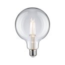 Paulmann 289.60 LED Kugel Leuchtmittel Globe 125 Neutralweiss 9W Glas Klar 230V