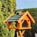 DARLUX Rechteckiges Vogel Futter Haus XL Futterstelle...