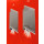 Telefunken 307704TF LED Aussenleuchte Wand 2x3W Neutralweiss Metall  Silber IP44
