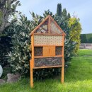 DARLUX Garten Holz Insektenhotel XL Wildbienen-Nisthilfe...