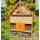 DARLUX Garten Holz Insektenhotel XL Wildbienen-Nisthilfe Insektenhaus Braun Artgerecht Freistehend