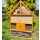 DARLUX Holz Insektenhotel XL Wildbienen-Nisthilfe Insektenhaus Braun