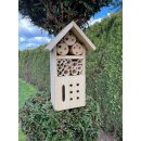 DARLUX Holz Insektenhotel Loft S Wildbienen-Nisthilfe Insektenhaus Naturbelassen