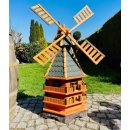 DARLUX Sechseck Doppelstock-Garten-Windmühle aus...