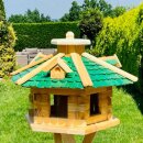 DARLUX Vogel Futter Haus L Sechseck Vogelhaus...