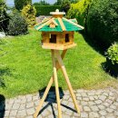 DARLUX Vogel Futter Haus L Sechseck Vogelhaus...