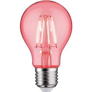Paulmann 28723 LED Lampe 1,3W Leuchtmittel E27 Filament Lichtschein Rot