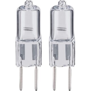 2er Set Paulmann 831.55 Niedervolthalogen Stiftsockel 38W Lampe G4 Klar 12V