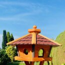 DARLUX Vogel Futter Haus XL Sechseck Holz Vogelhaus...