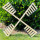 2 x DARLUX Ersatz Flügel XL für Garten-Windmühle Windmühlenflügel Holz Natur 85 cm