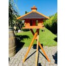 DARLUX Rechteckiges Vogelfutterhaus XL Futterstelle...