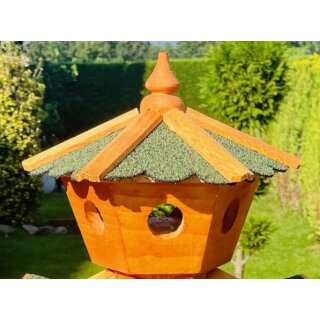 DARLUX Kopf Braun/ Grün passend für den Schornstein DARLUX Vogelvilla XL und Vogelhaus XL