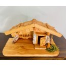 DARLUX Weihnachts-Holz Krippe Dekoration Handgefertigt...