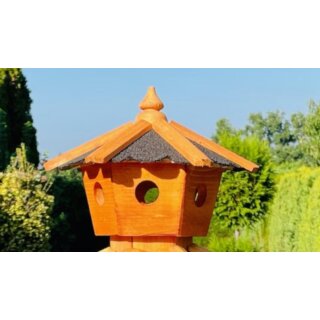 DARLUX Kopf Braun/ Schwarz passend für den Schornstein DARLUX Vogelvilla XL und Vogelhaus XL