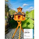 DARLUX Vogel Futter Haus XXL Sechseck Vogelhaus +...