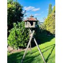 DARLUX Vogel Futter Haus L Futterstelle Sechseck...
