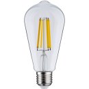 Paulmann 29122 LED Kolben Lampe Eco-Line  ST64 E27 Leuchtmitel  4W Klar Filament 230V