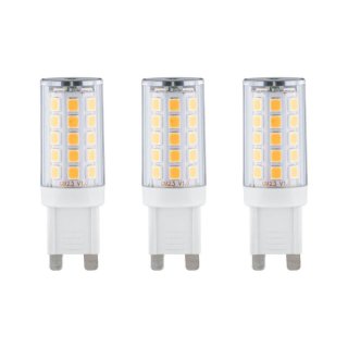Paulmann 288.08 LED Lampe Stiftsockel 3er-Pack G9 230V 3x250lm 3x2,5W 2700K Klar